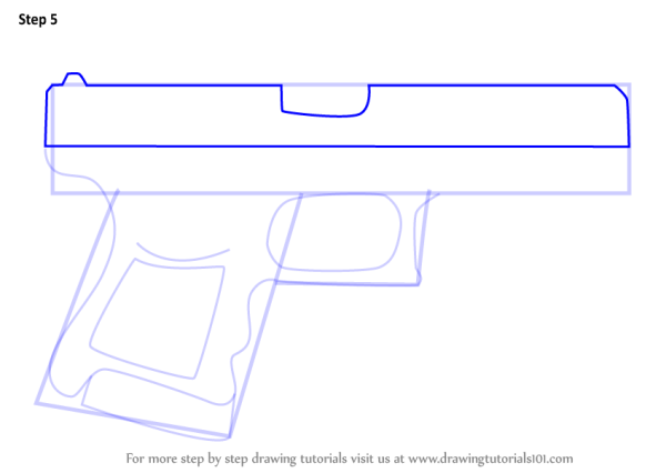 Пистолет Глок чертеж