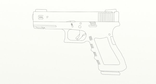 Глок 22 чертеж