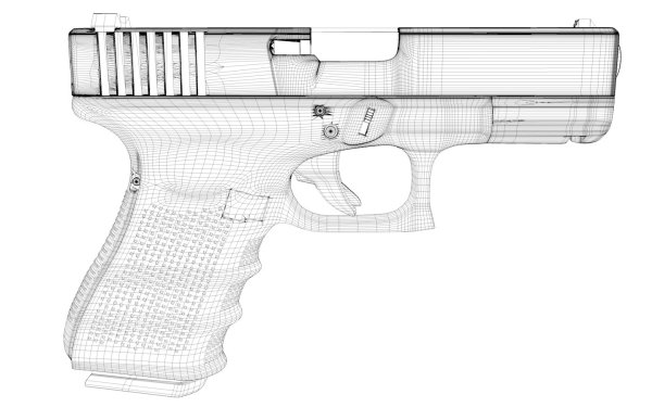 Глок 19 чертеж