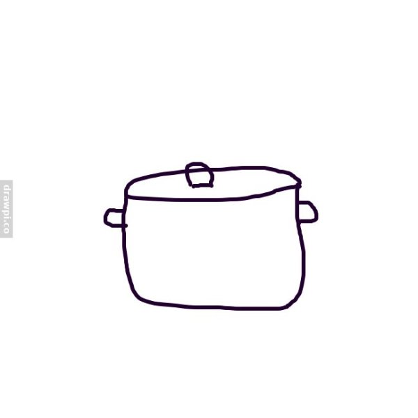 Кастрюля раскраска для детей