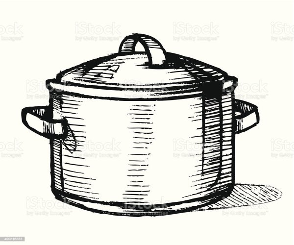 Зарисовка кастрюли