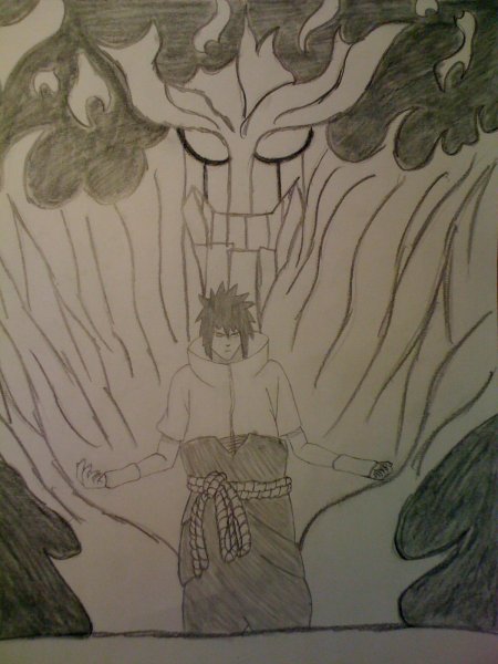 Нарисовать Сусано Итачи