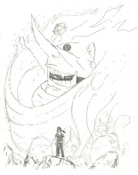 Раскраска Сусано Итачи