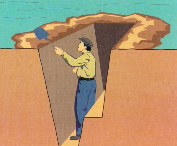 Простейшие укрытия гражданской обороны щель