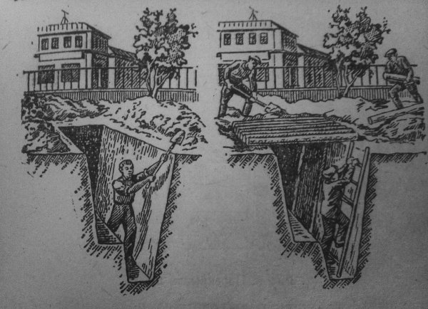 Простейшие укрытия могут быть: