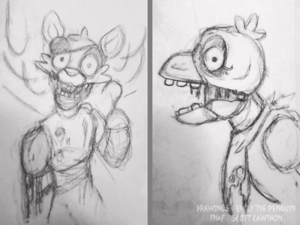 Скетчи АНИМАТРОНИКОВ