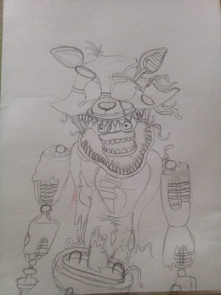 Нарисовать Фокси карандашом