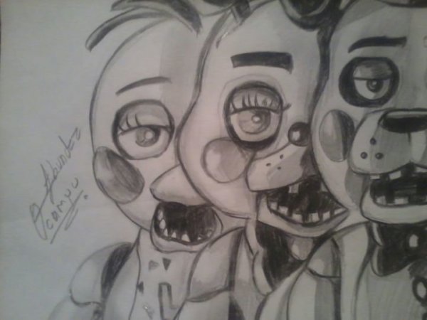 ФНАФ рисовка