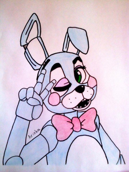 ФНАФ Бонни для срисовки