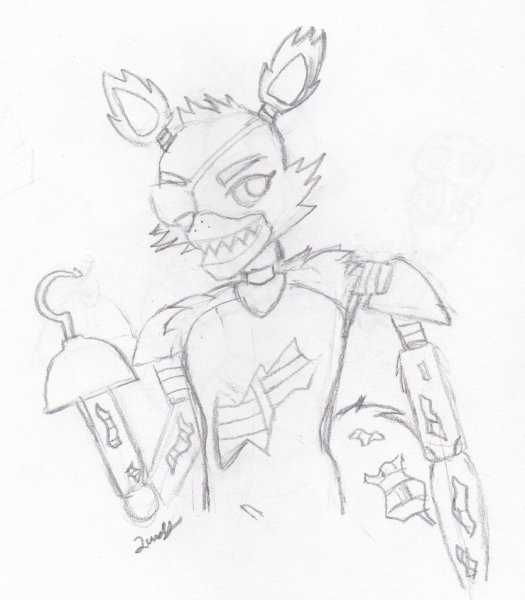 ФНАФ рисунки для срисовки карандашом