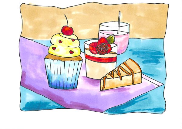 Рисунки скетчинг легкие