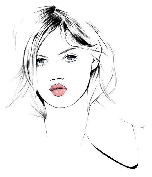 Контурный портрет