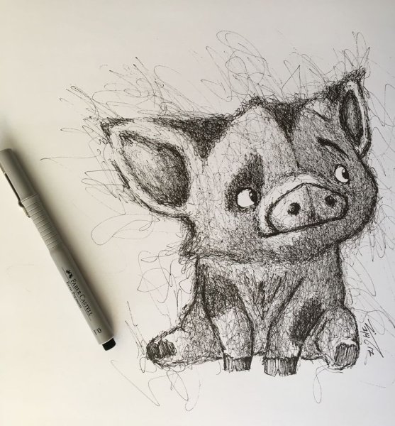 Рисуночки ручкой