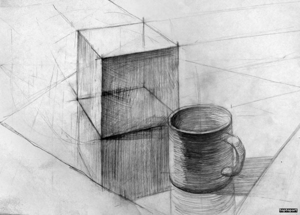 Геометрические предметы в перспективе