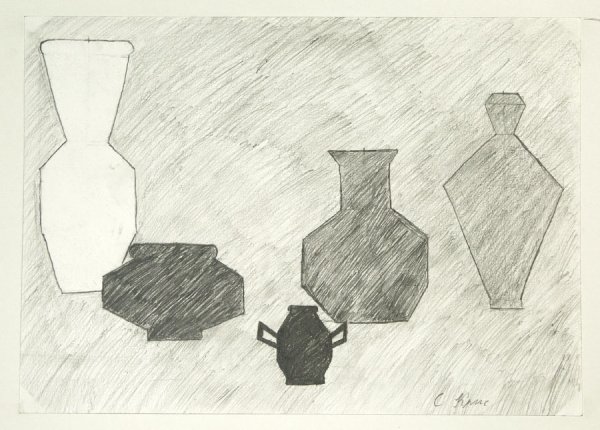 Зарисовки плоских предметов