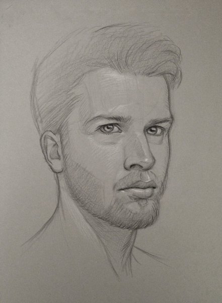 Мужчина рисунок карандашом