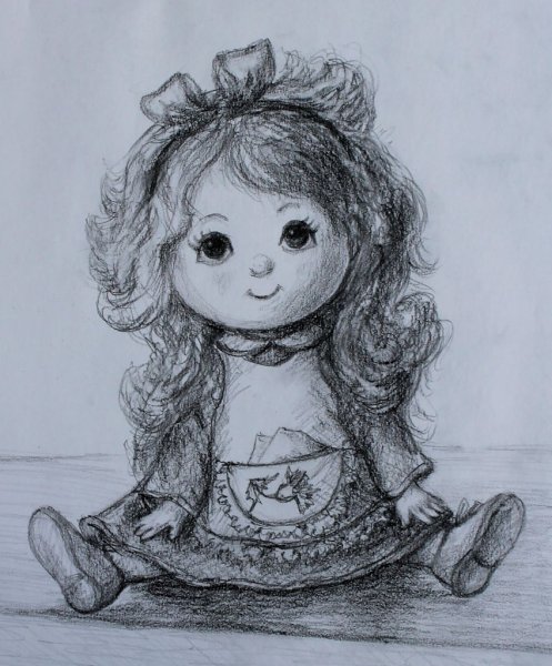 Кукла для рисования