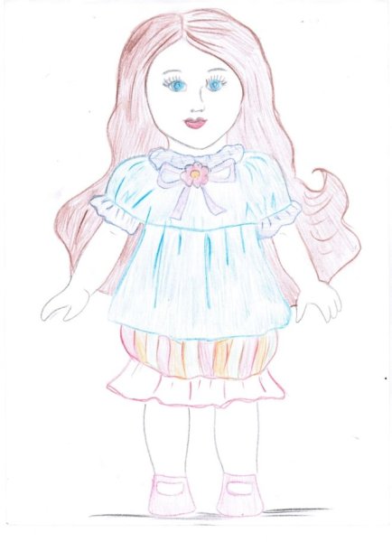 Кукла для рисования