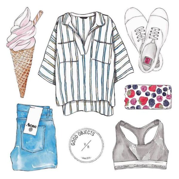 Рисунки одежды