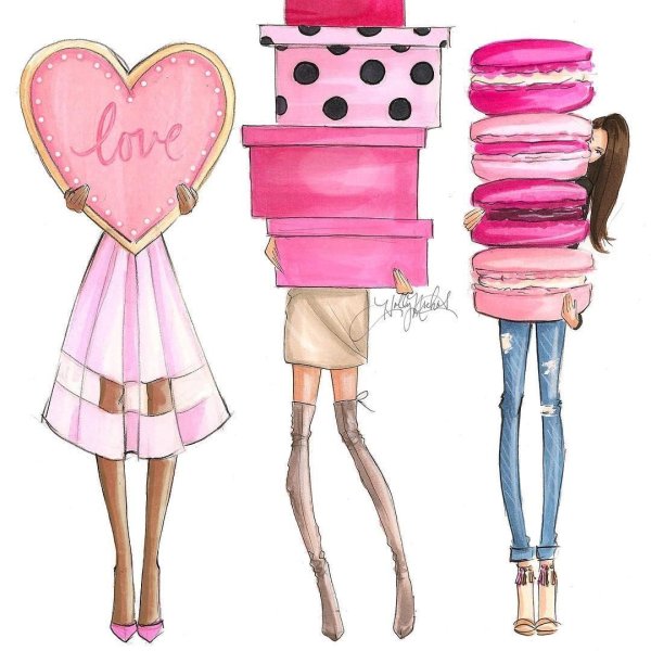 Красивые срисовки для девочек легкие