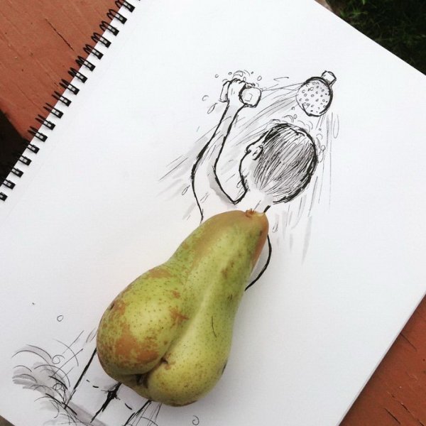 Прикольные необычные рисунки