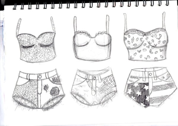 Рисунки для срисовки шорты