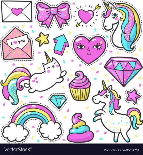 Милые Стикеры для срисовки модные