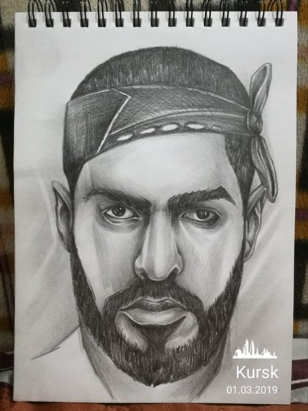 Нарисовать портрет мияги