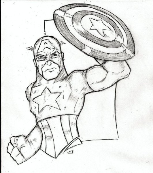 Мстители для срисовки