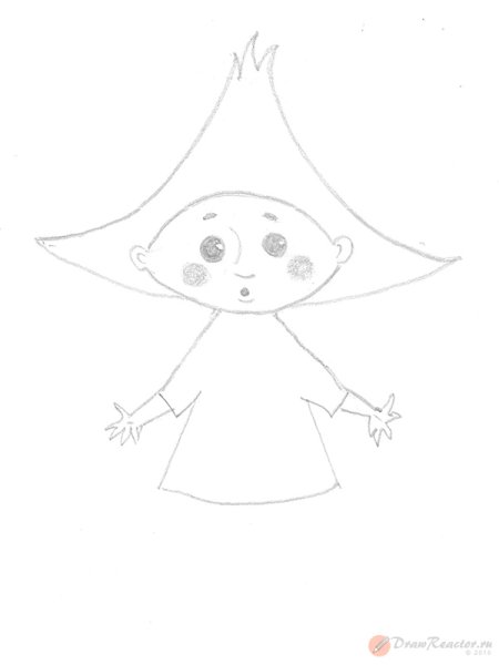 Раскраска Незнайка и его друзья Стекляшкин