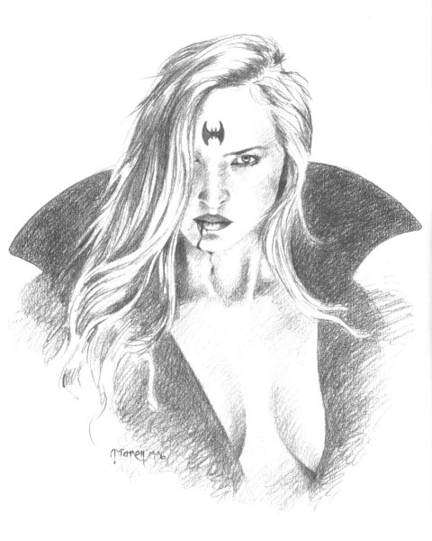 Вампир рисунок