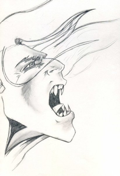 Рисунки простым карандашом вампиры