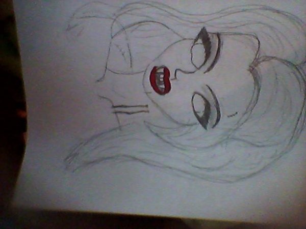 Вампир рисунок поэтапно