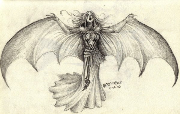 Вампир карандашом