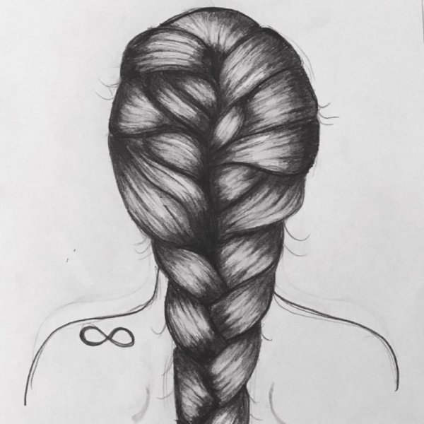 Прически карандашом