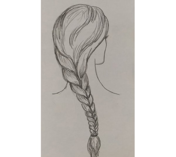 Рисование косы