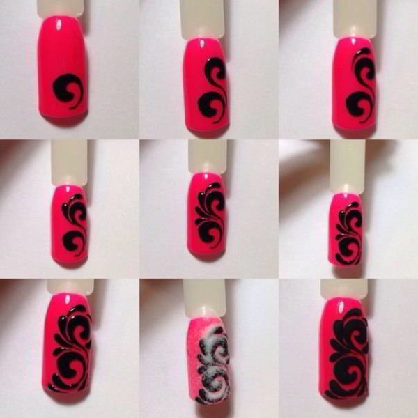 Рисунки на ногтях для начинающих