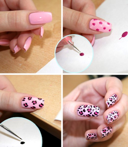 Узоры для ногтей легкие