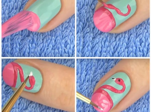 Рисунки на ногтях для начинающих