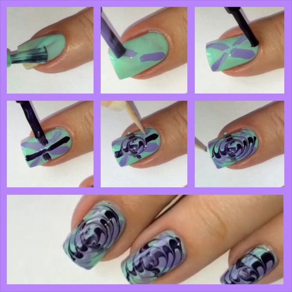 Рисунки на ногтях для начинающих пошаговое фото