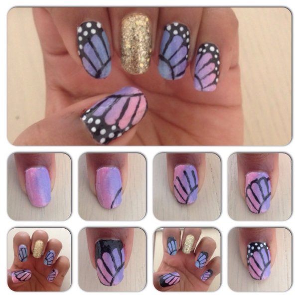 Красивые и простые узоры на ногтях