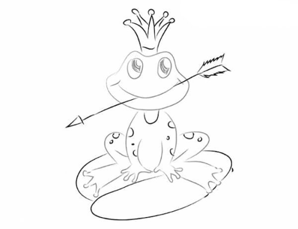 Царевна из сказки Царевна лягушка рисунок карандашом на