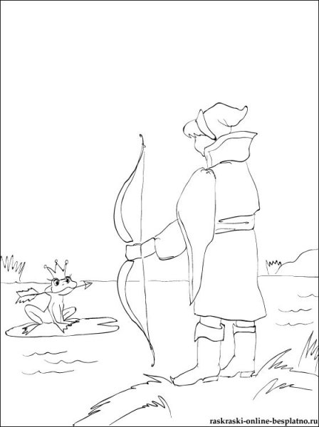 Рисунок Иван Царевич и Царевна лягушка