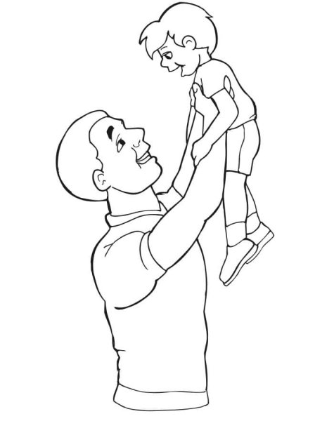 Раскраски для пап