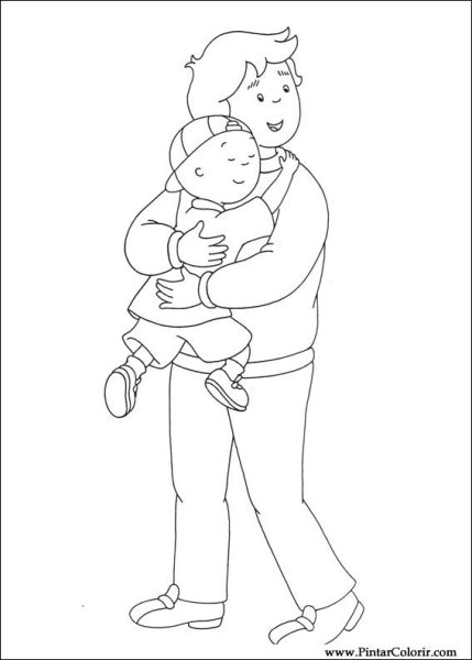 Папа раскраска для детей