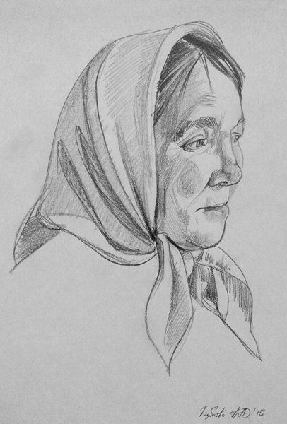 Наброски бабушек