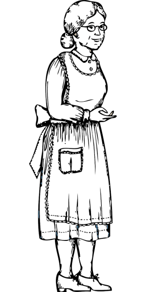 Бабушка рисунок