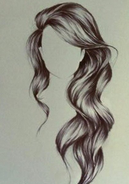 Красивые причёски для срисовки