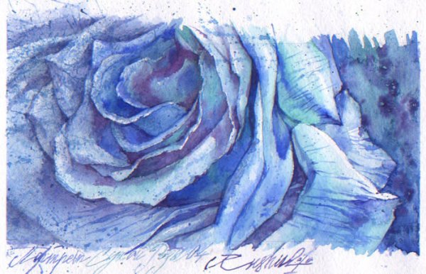 Глаз нарисованный ручкой