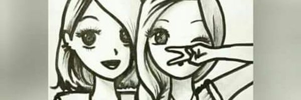 Рисунки 2 подруге лёгкий простым корондошом